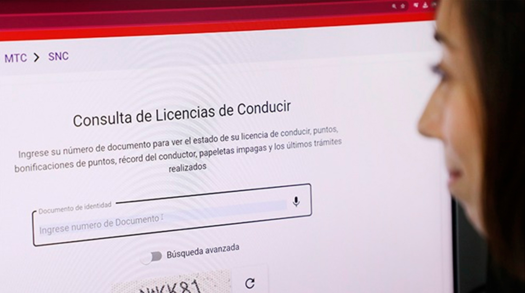Conoce cómo verificar si tu licencia de conducir se encuentra registrada en el MTC
